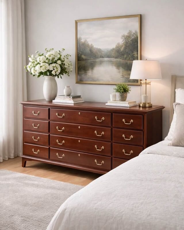 Link Taylor | Solid Mahogany | Heirloom Quality Triple Dresser